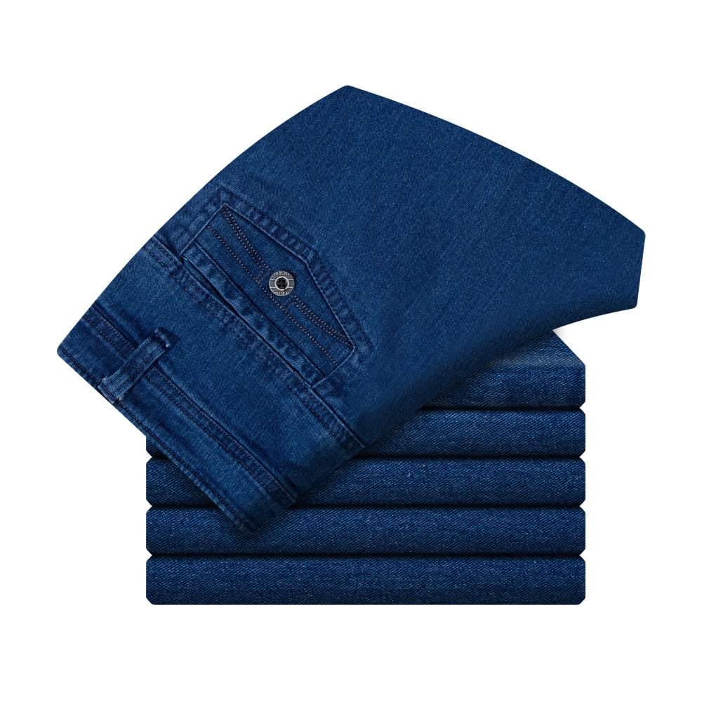 đ„Hot Sales - 50% AVSLAGđ„Herrejeans med hĂžy midje og rett snitt