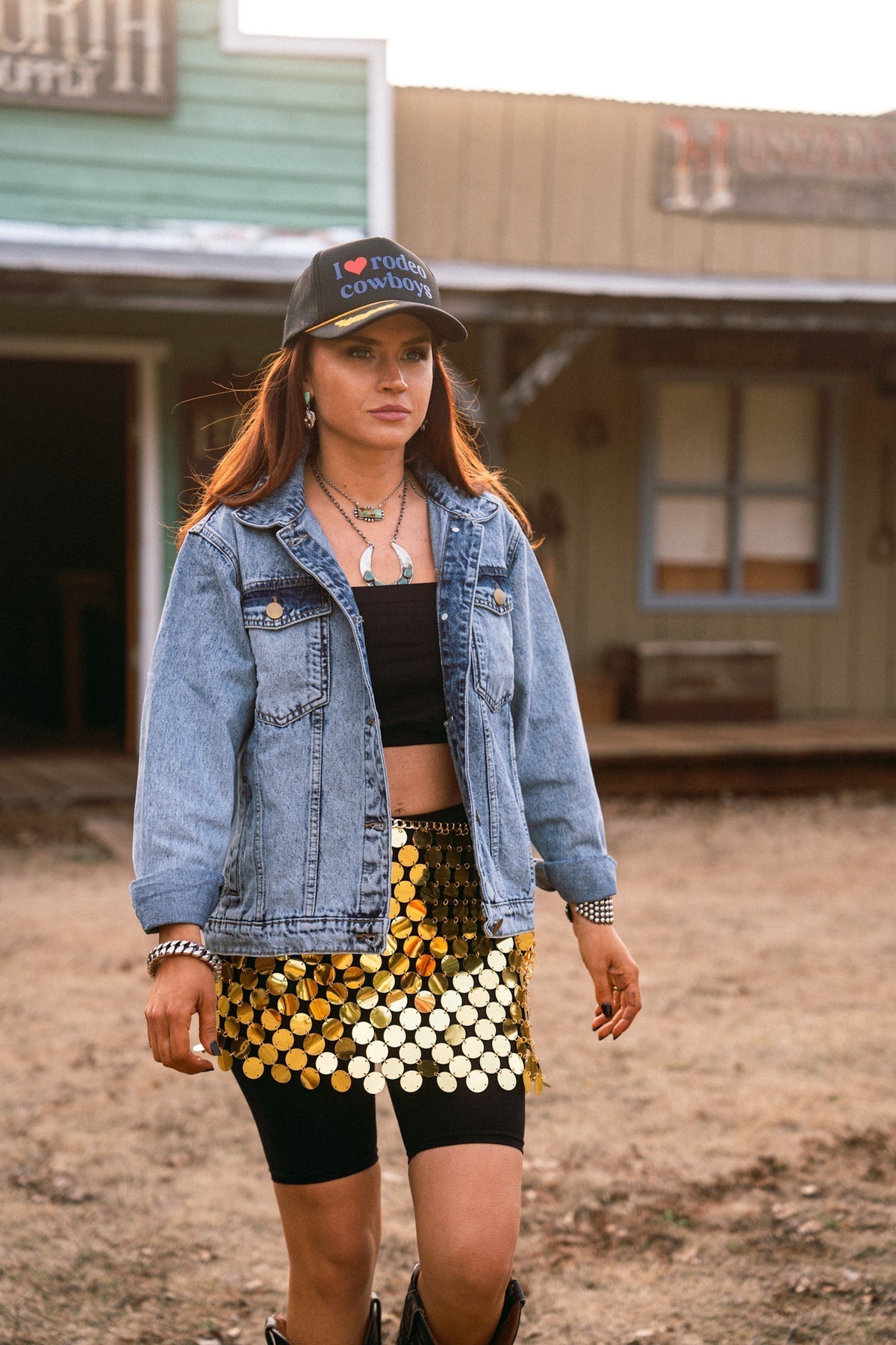 🔥Women's Basic Button Down Denim Jacket