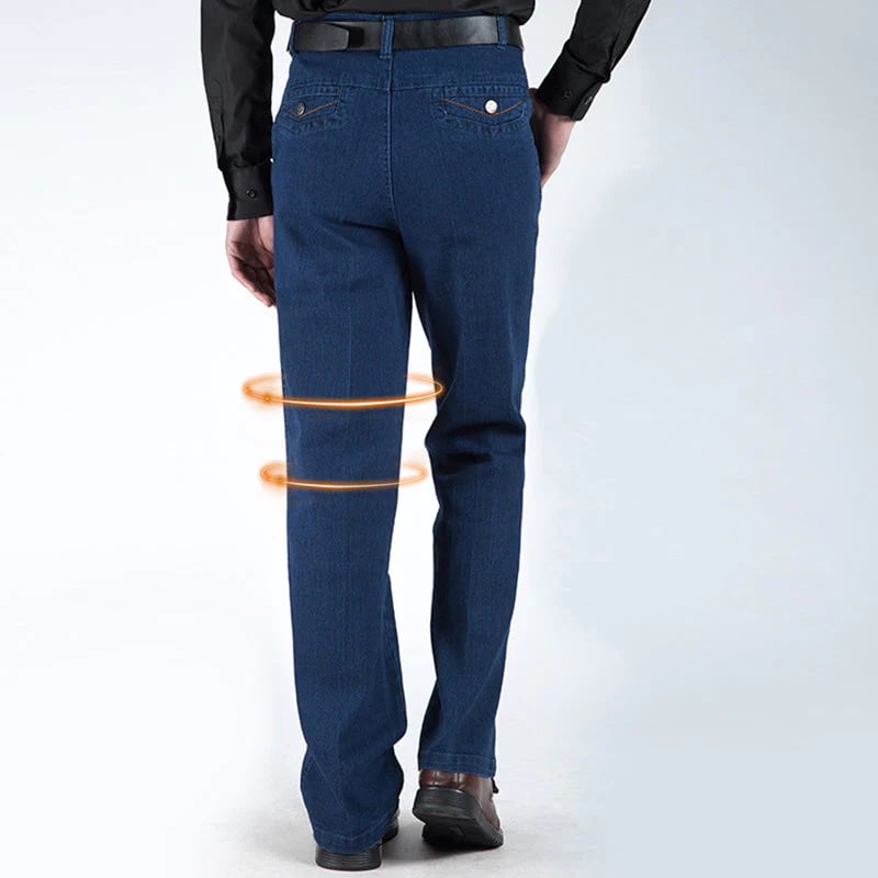 đ„Hot Sales - 50% AVSLAGđ„Herrejeans med hĂžy midje og rett snitt
