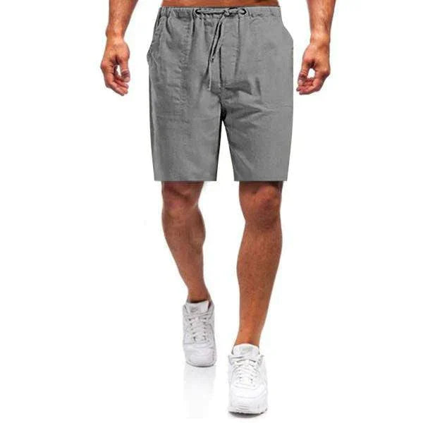 (🎁2025 Heftig nyttårssalg🎁)Løse avslappede shorts i lin for menn