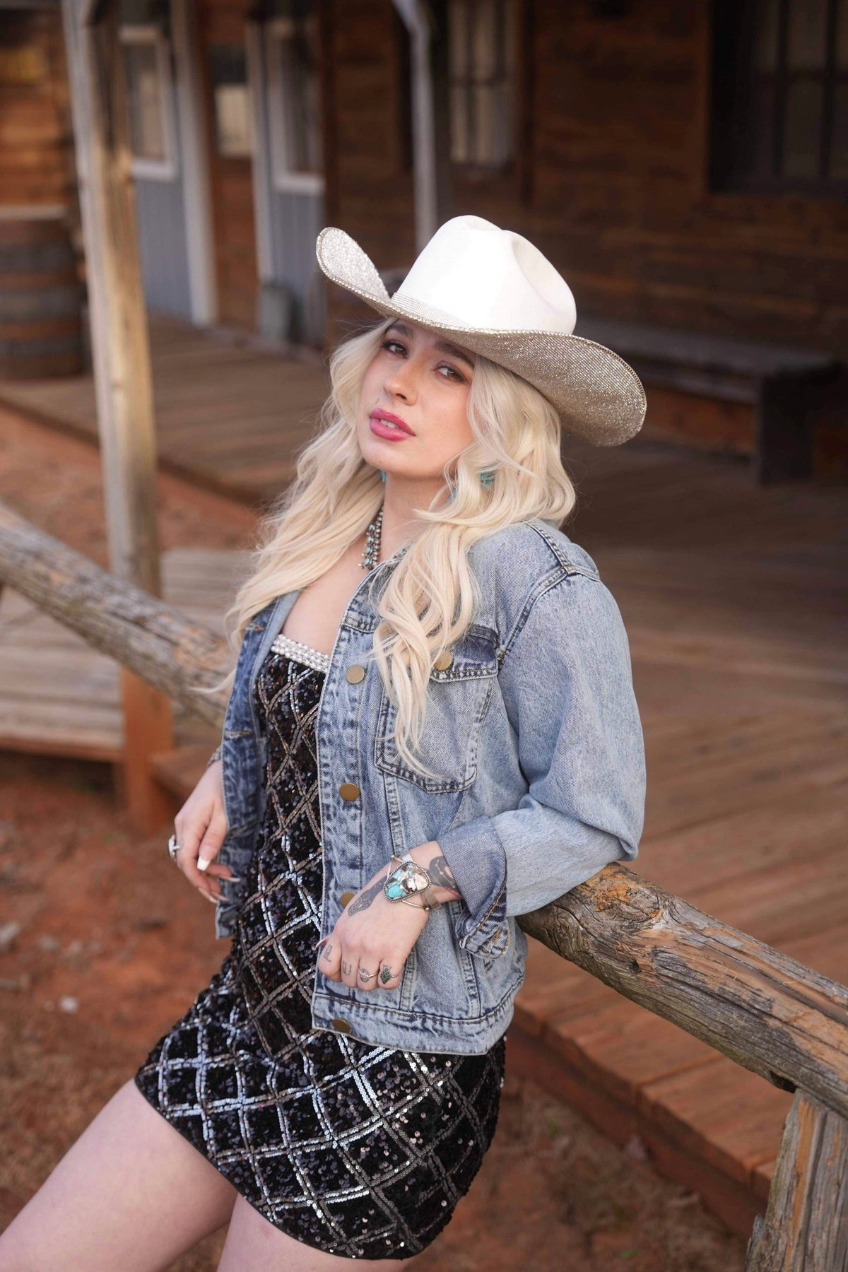 🔥Women's Basic Button Down Denim Jacket