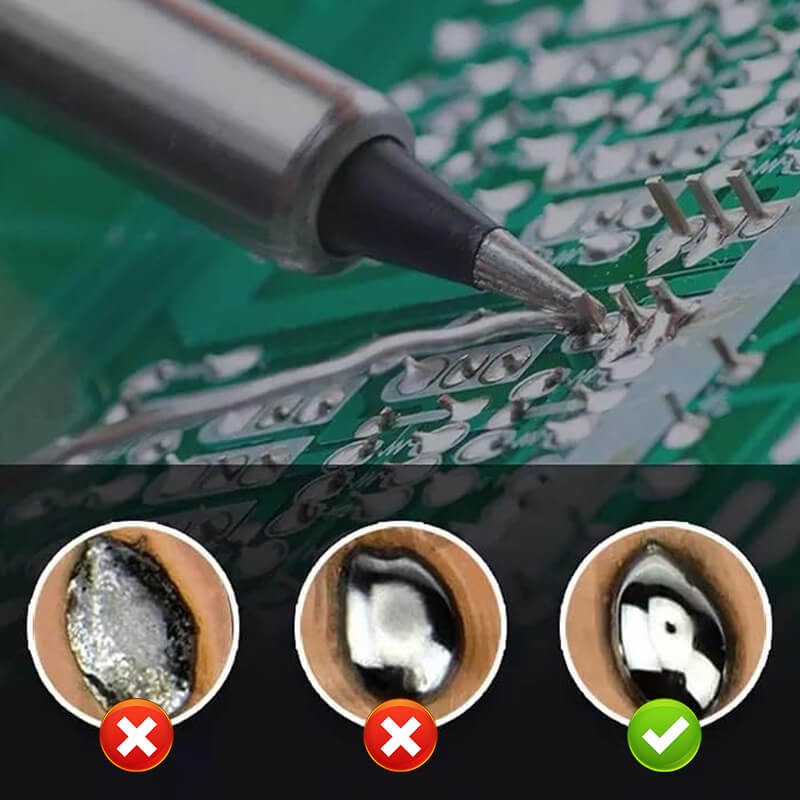 Lighter i aluminium og rustfritt stål Loddetråd