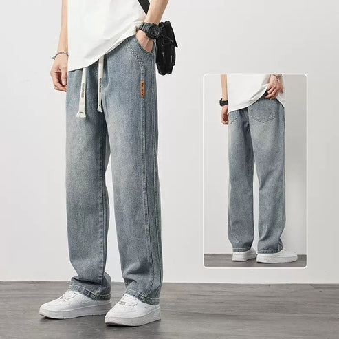 💥VARMT SALG 50 % AVSLAG🎁Herenloose rette jeans
