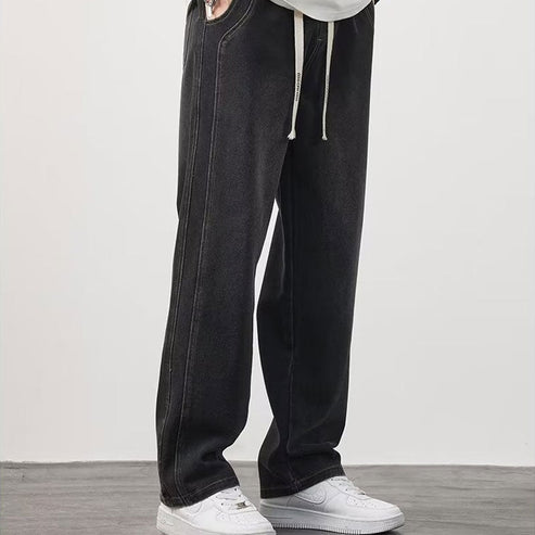 💥VARMT SALG 50 % AVSLAG🎁Herenloose rette jeans