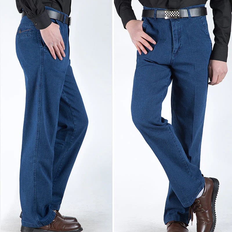đ„Hot Sales - 50% AVSLAGđ„Herrejeans med hĂžy midje og rett snitt