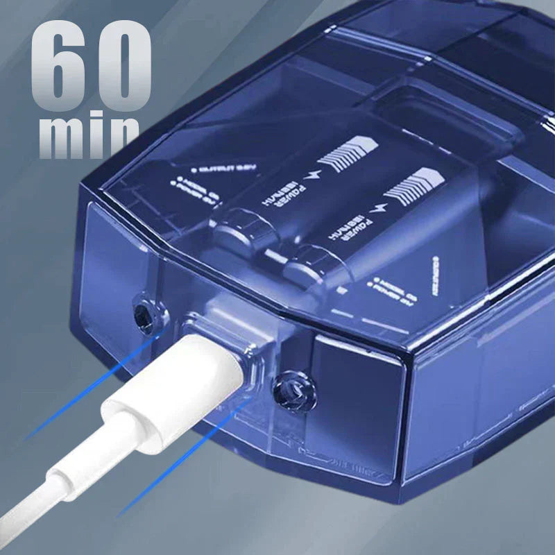 đ„Transparent mini elektrisk barbermaskin med lite stĂžyđ„