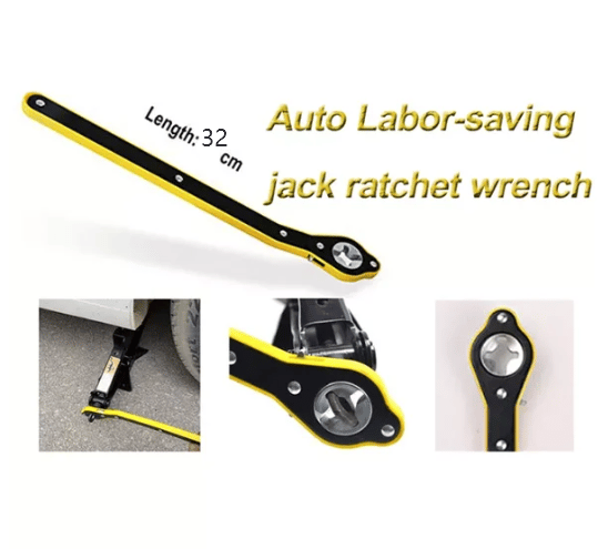 🔥Hot Sale 50% AVSLAG🔧🛞Automatisk arbeidsbesparende jekkratchetnøkkel