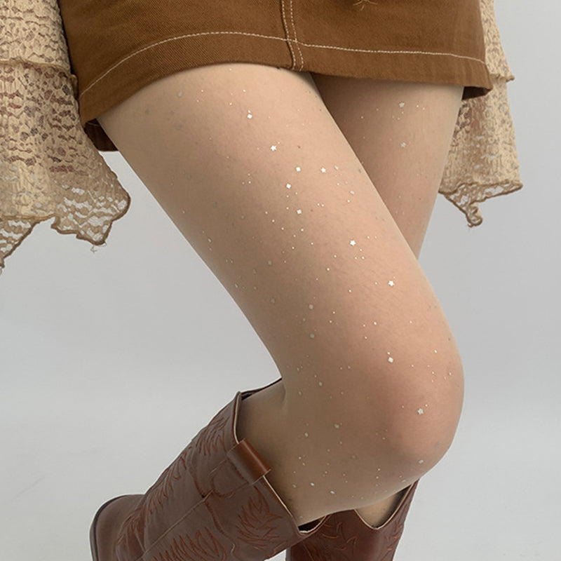 🎀2025 Varmt salg - 70 % rabatt🎀Damesmode Sexy glitter paillettenkousen