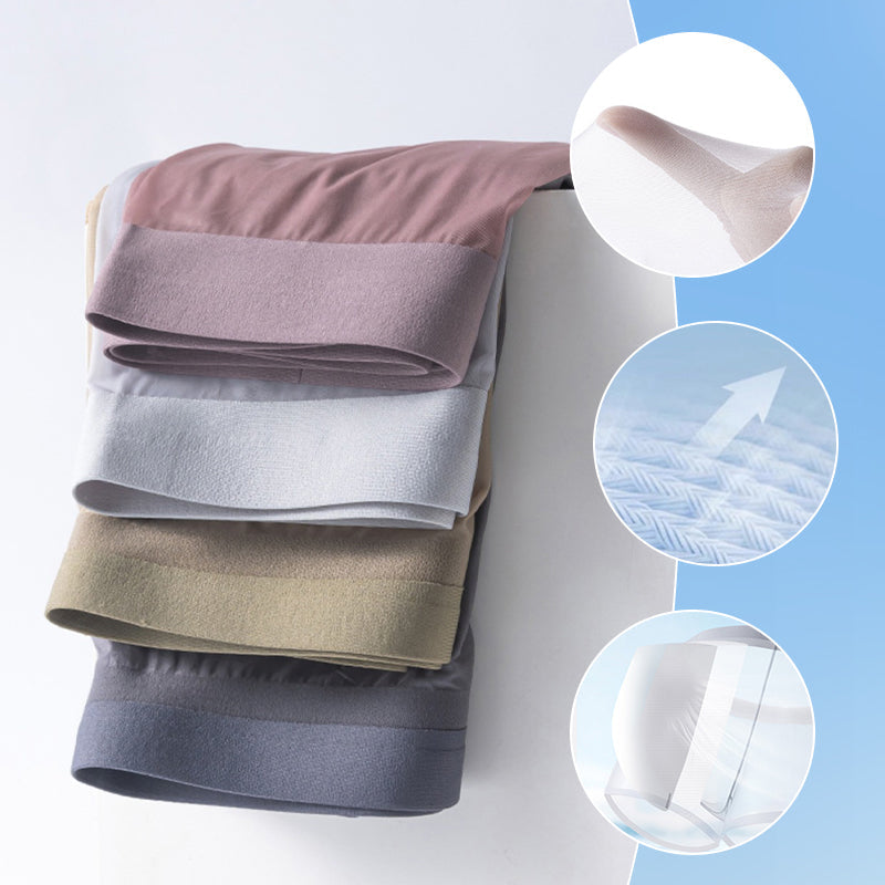 Boxershorts i gjennomsiktig is-silke for menn