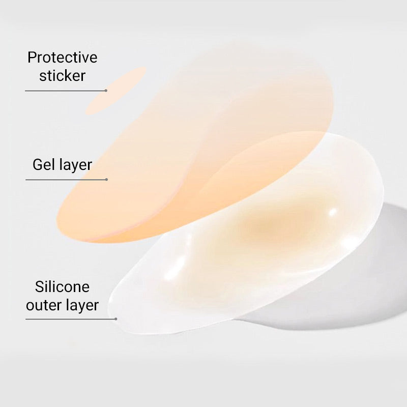 Usynlige pads for brystløft