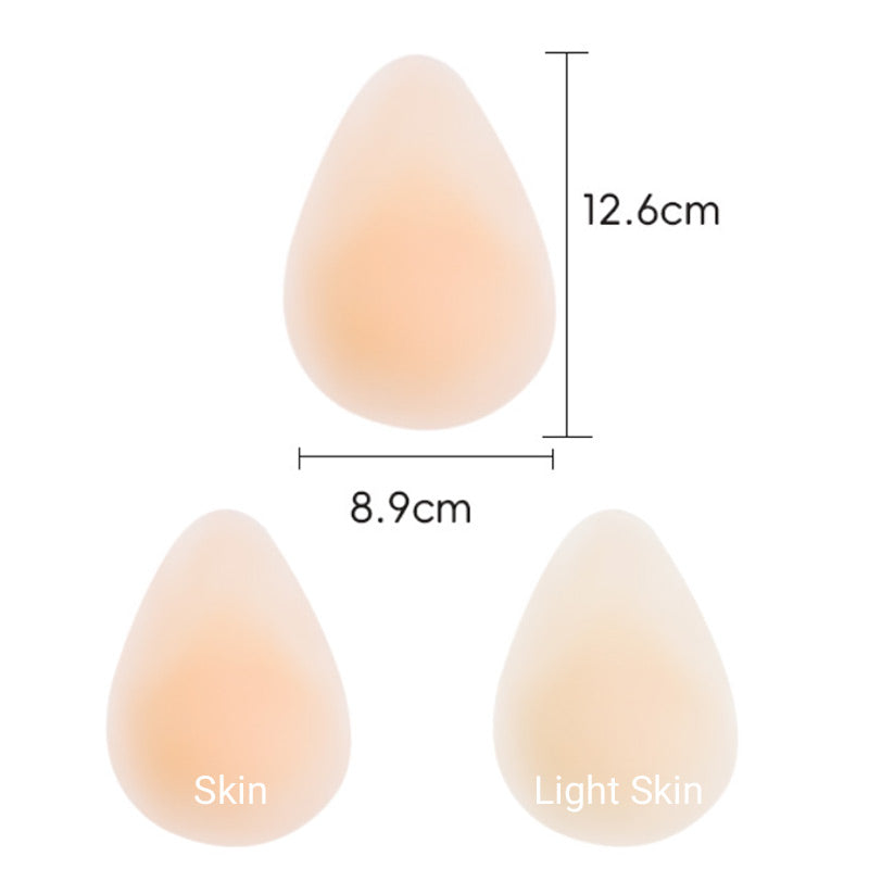 Usynlige pads for brystløft