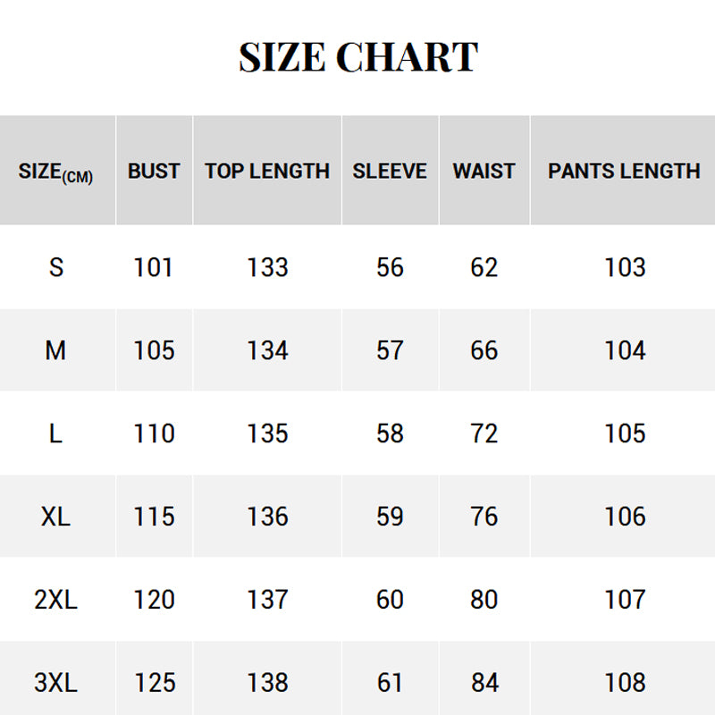 Sett med lang skjorte og bukser med snøring