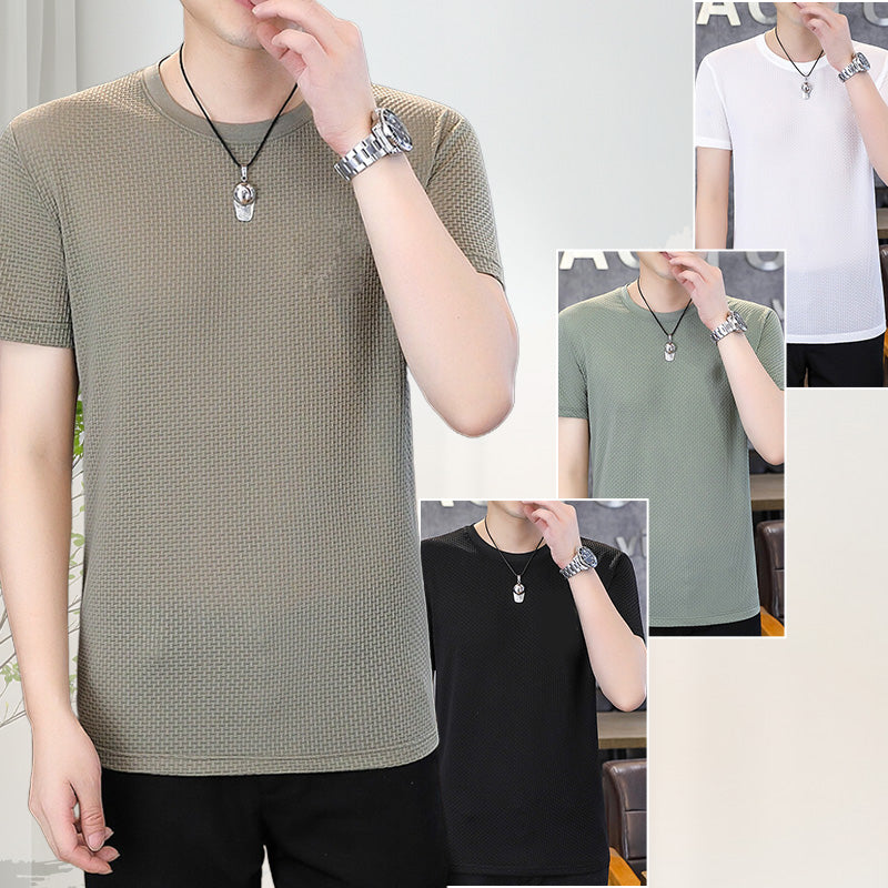 Slim Fit Crew Neck T-skjorte for menn