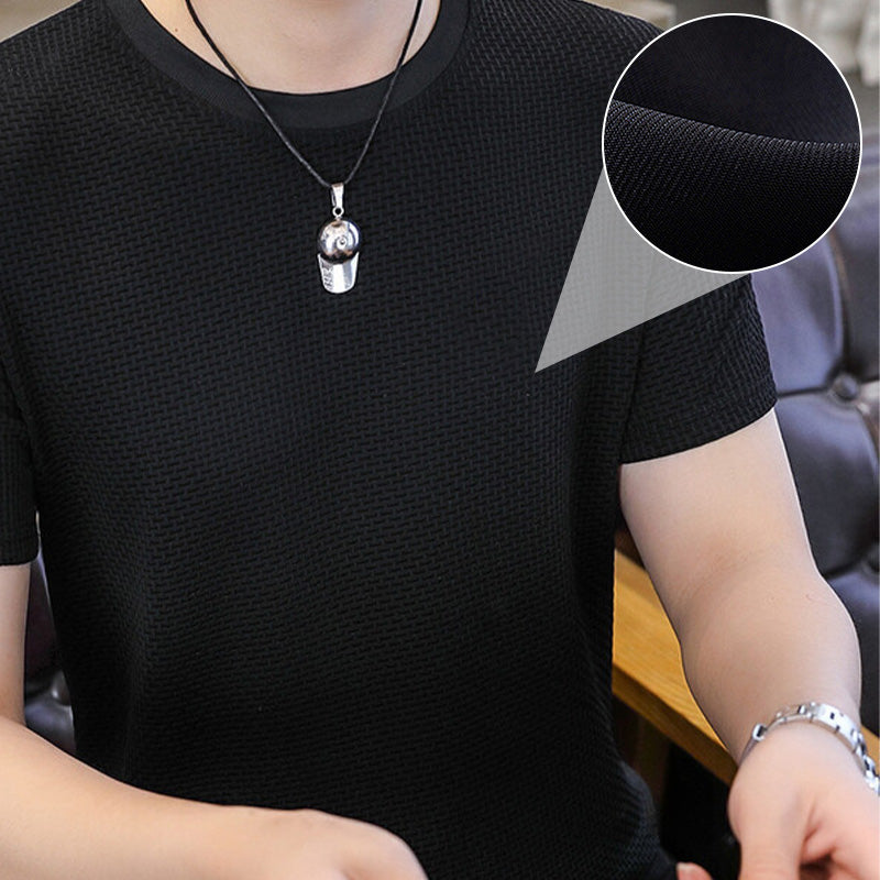 Slim Fit Crew Neck T-skjorte for menn
