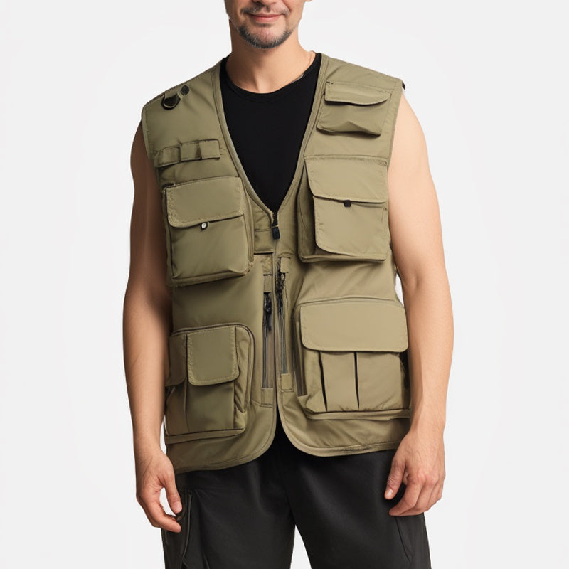 🔥I dag 50 % rabatt🔥Pustende turvest med flere lommer for men