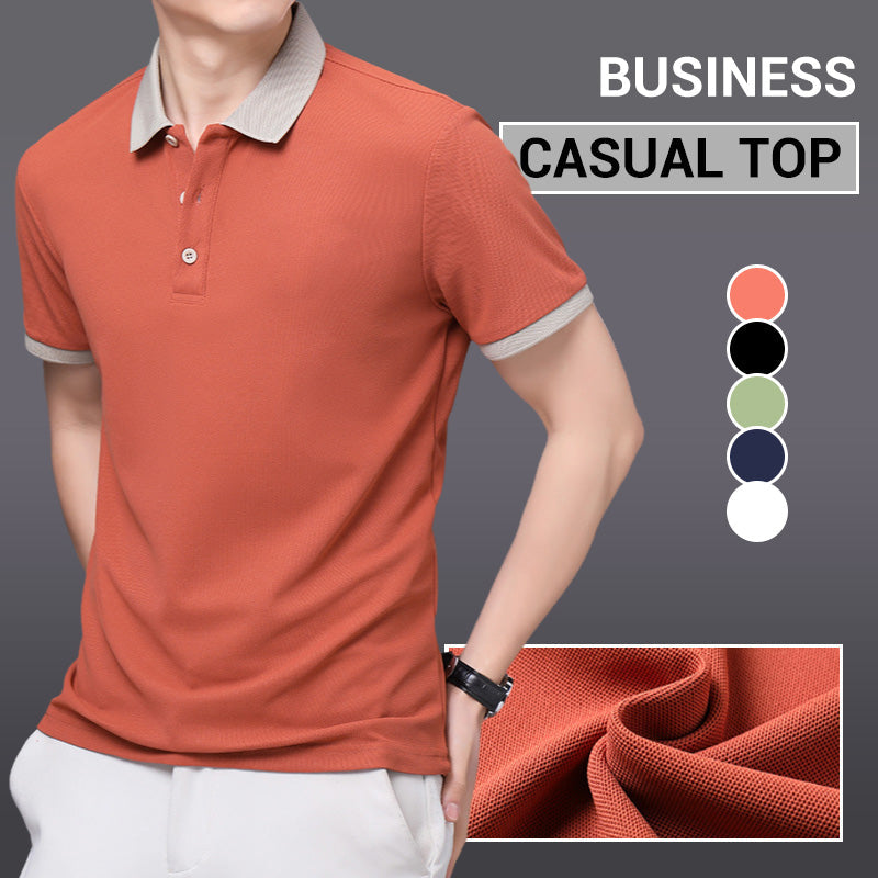 🔥I dag 50 % rabatt🔥Klassisk, allsidig business- og fritidstopp for menn