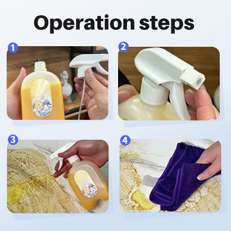 Multifunksjonell rengjøringsspray med naturlig appelsinoljeekstrakt