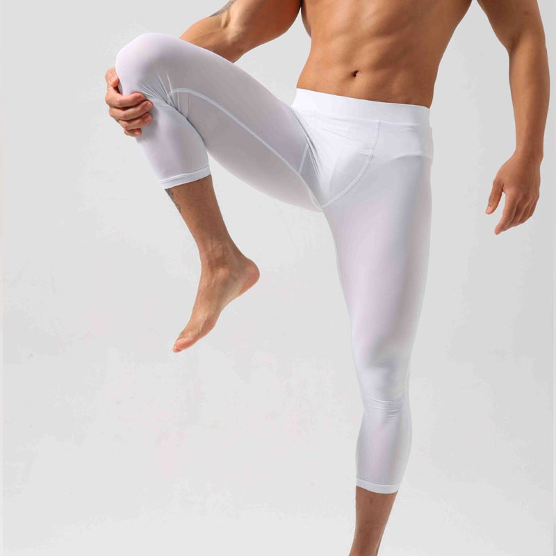 💪Lette, elastiske kompresjonstrøyer for menn Pants🏃