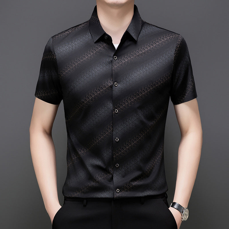 🌞Sommerens must-have👔Brodert business-shorts for menn