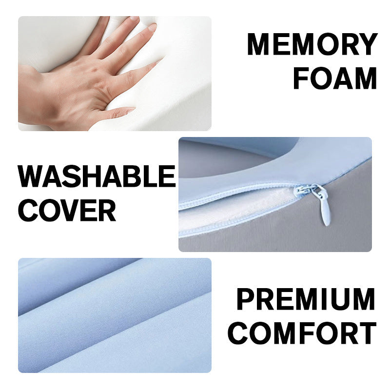🔥Siste dag med spesialtilbud! 🔥Memory foam U-formet reisepute for nakken 💤