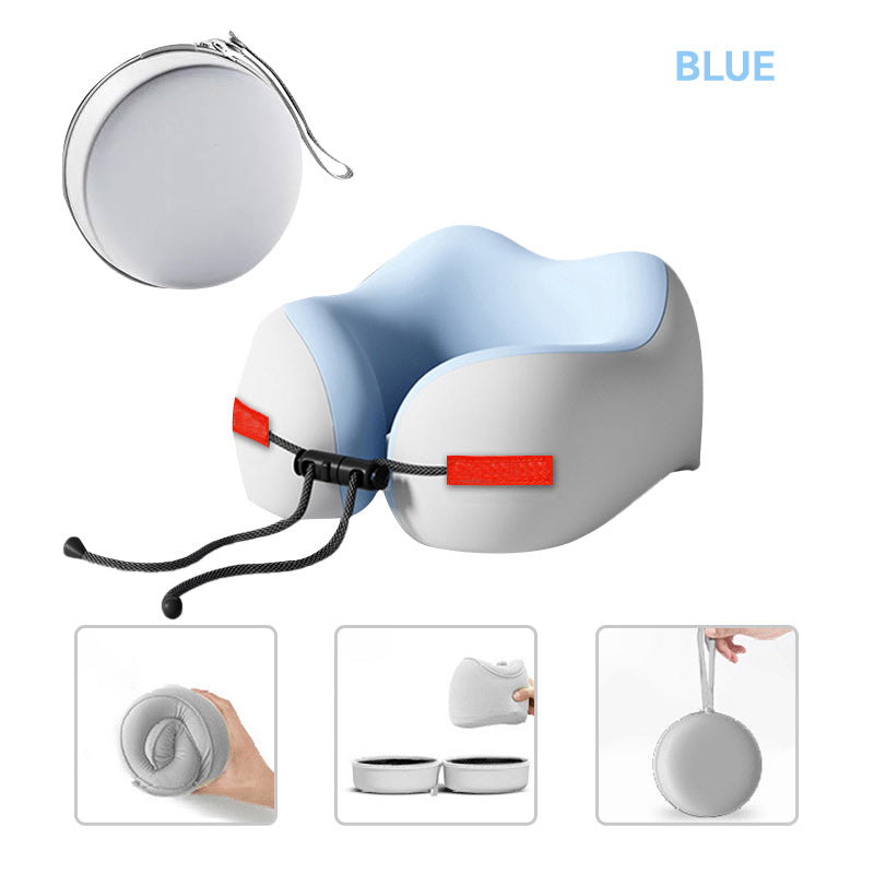 🔥Siste dag med spesialtilbud! 🔥Memory foam U-formet reisepute for nakken 💤