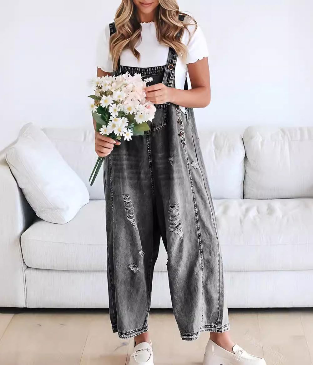 đ„FĂ„ 50 % rabatt i en begrenset periode đ SĂžt, uformell jumpsuit med knapper