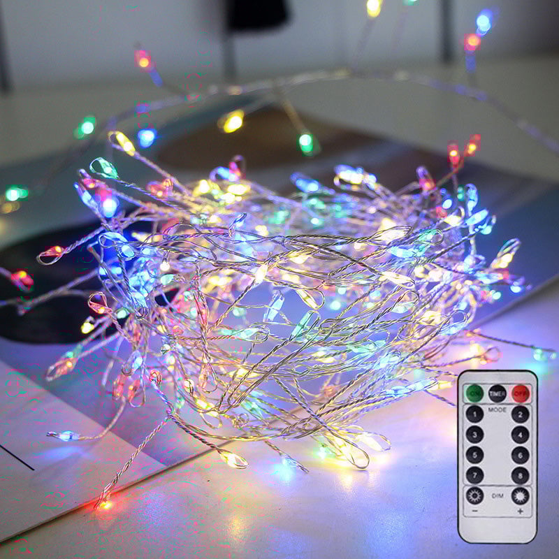 ✨✨ SISTE DAGSSALG 50% RABATT!!!! ✨✨ Kobbertråd fyrverkeri Light String