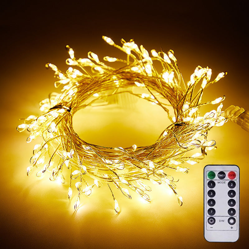 ✨✨ SISTE DAGSSALG 50% RABATT!!!! ✨✨ Kobbertråd fyrverkeri Light String