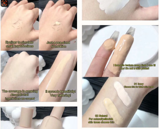 Tidsbegrenset 50% rabatt 🚨 Fuktighetsgivende concealer foundation 🔥✨