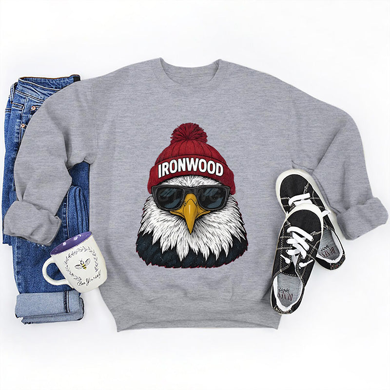 🔥✨Unisex moteriktig urban sweatshirt med dyreprint