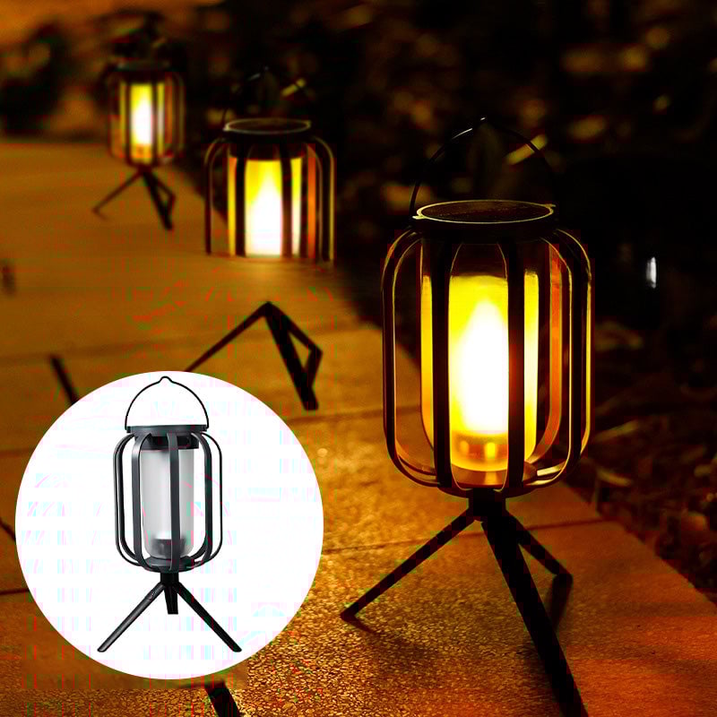 🔥Solar Lantern Outdoor Light med 4 moduser