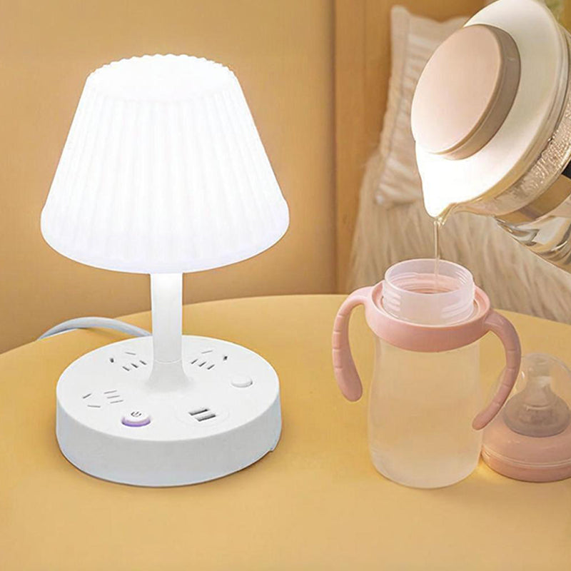 đ„Hot Saleđ„Bordlampe med USB-port og stikkontakt
