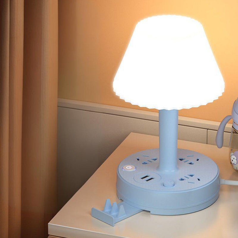 đ„Hot Saleđ„Bordlampe med USB-port og stikkontakt