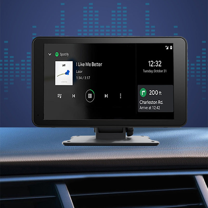 2025 Nyeste bærbare CarPlay-skjerm | Bredt kompatibelt underholdningssystem for flere enheter i bilen