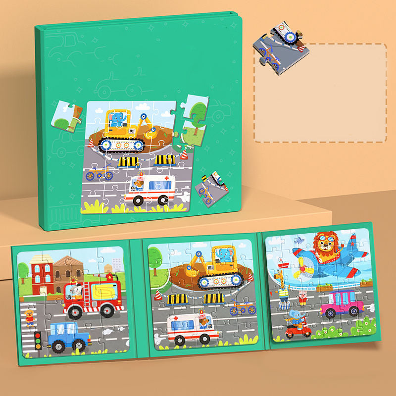 Magnetisk byggebok for barn