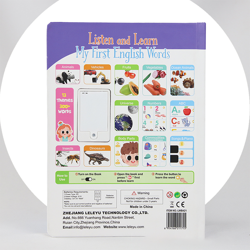 ✏️📚 Interactive English Learning Sound Book for Children