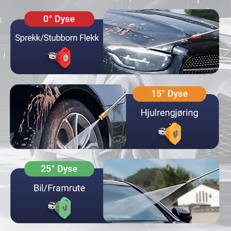 🔥 Varmt salg 🔥 Høyest Høytrykkspyler stang sett med 4000 PSI