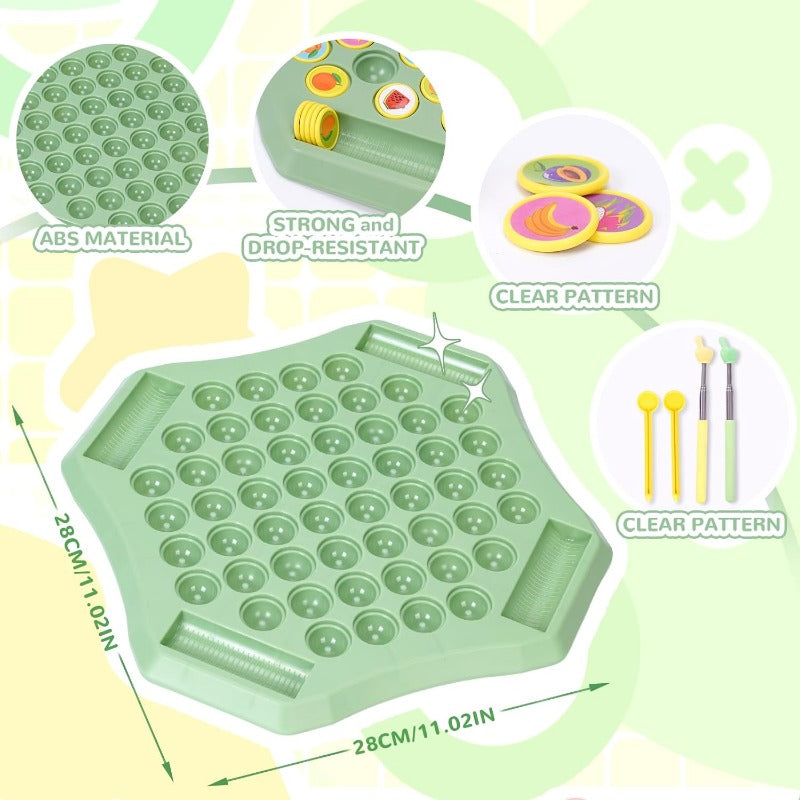 🎁SISTE DAGS KAMPANJE 50 % RABATT!!⏰Flip-Match brettspill for barn – DIY Flip Chess Board for barn