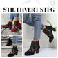 👢✨Sommerlige, Elegante Høye Hæler med Blonder for Kvinner