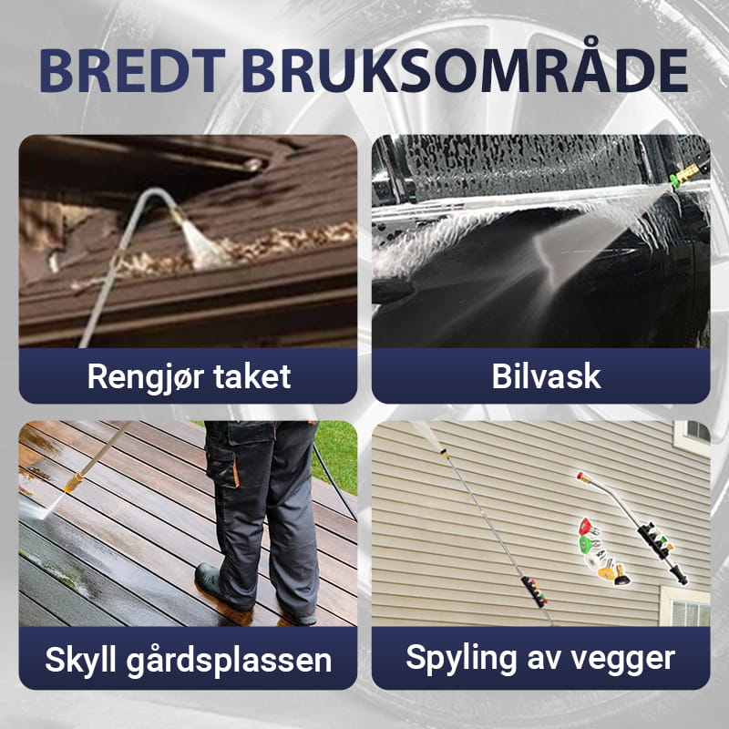 🔥 Varmt salg 🔥 Høyest Høytrykkspyler stang sett med 4000 PSI