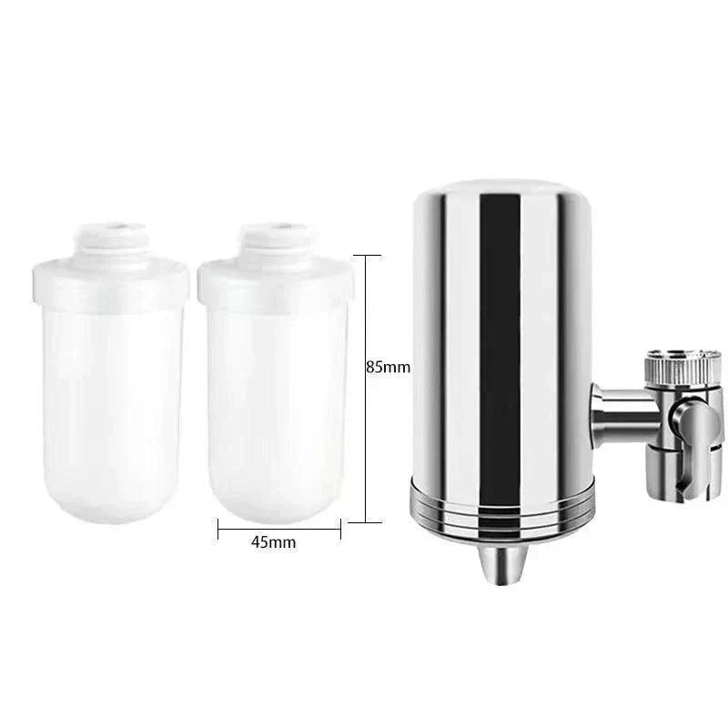 🔥Hot sale 50% rabatt🔥 Rustfritt stål husholdnings vannrenser som ikke krever installasjon