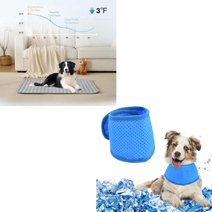 ❄️🐾מזרן קירור לחיות מחמד (אפקט קירור משופר פי 4)🐶 פריט חובה לקיץ לכל בעל חיית מחמד