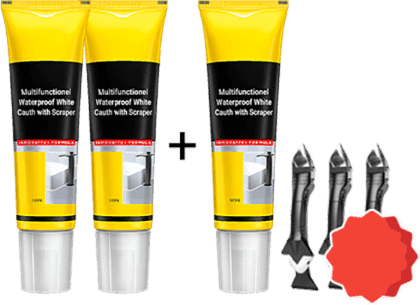 💥Multifunksjonell vanntett hvit fugemasse med skrape