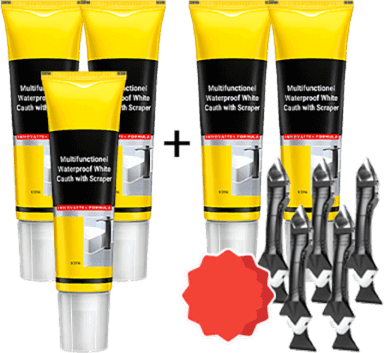💥Multifunksjonell vanntett hvit fugemasse med skrape