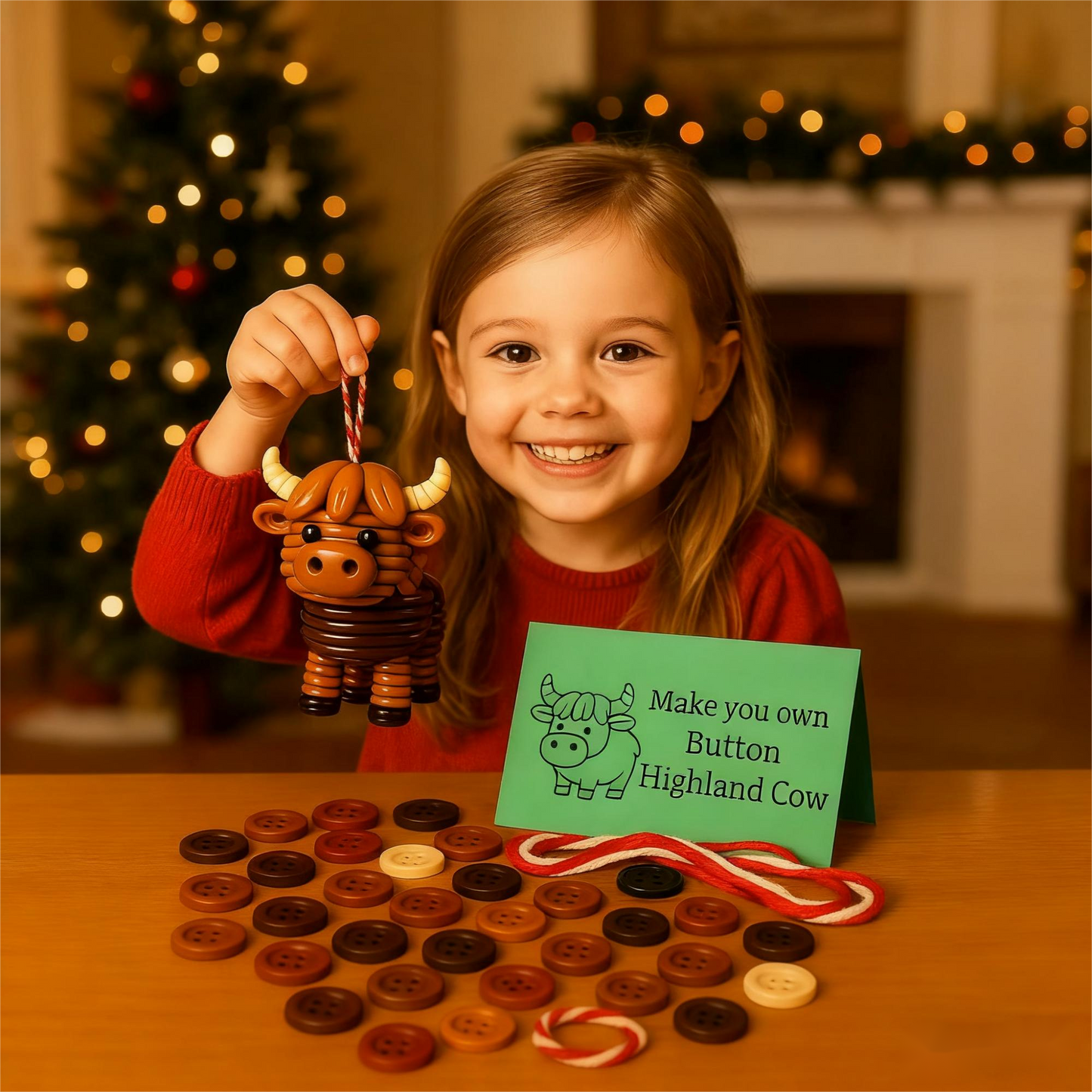 ⏰ Begrenset tilbud: Kjøp to, få en gratis ✨ DIY-knappedyrpynt