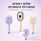 מברשת שיער חשמלית עם התזת מים ועיסוי
