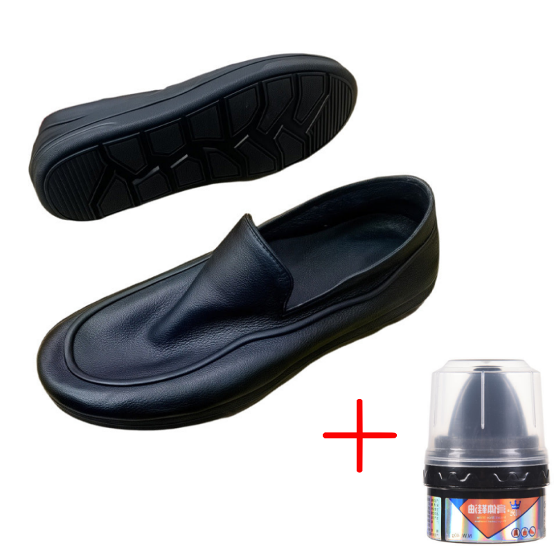 ✨Komfort hele dagen✨ Casual, bred passform, pustende slip-on-loafers for menn