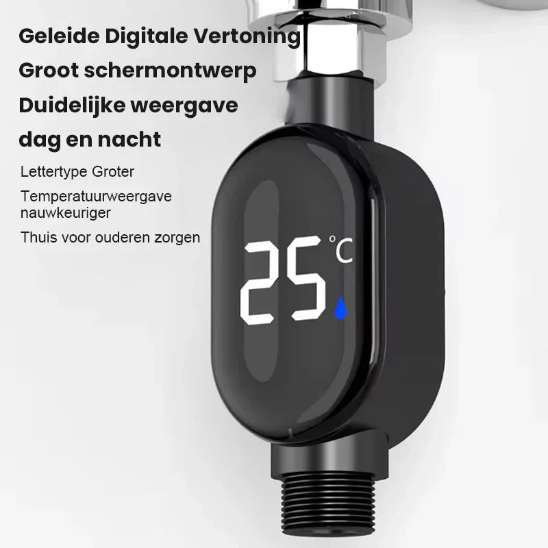 💧Dusj thermometer🌡️ Ikke mer gjetting - Øyeblikkelig temperatur! 🚿