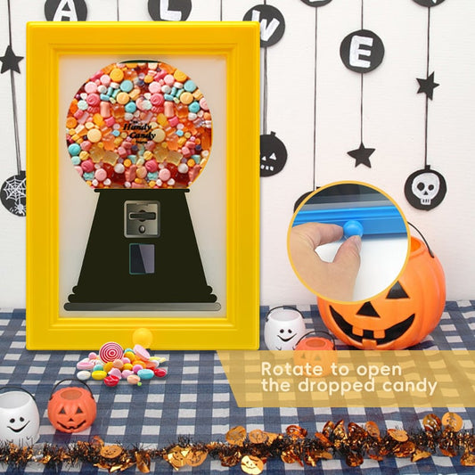 💝Beste gaveanbefaling 55 % rabatt🍬Sjelden retro bærbar godterihylle – hengende godterimaskin kunstverk🔥