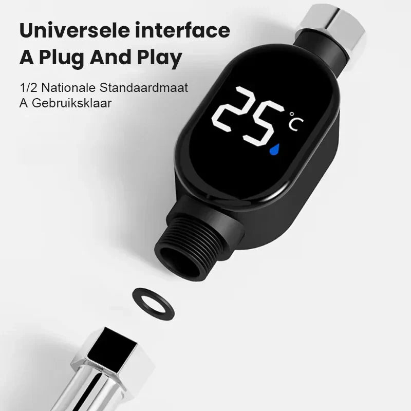 💧Dusj thermometer🌡️ Ikke mer gjetting - Øyeblikkelig temperatur! 🚿